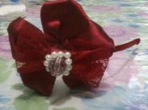 Tiara Floral de Renda - varias cores