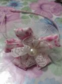 Tiara Floral de Renda - varias cores