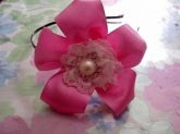 Tiara Floral de Renda - varias cores