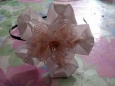 Tiara Floral de Renda - varias cores