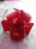 Tiara Floral de Renda - varias cores